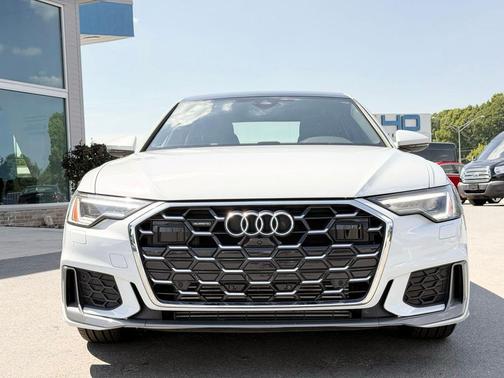 Glacier White Metallic 2024 Audi A6 55 Premium Plus