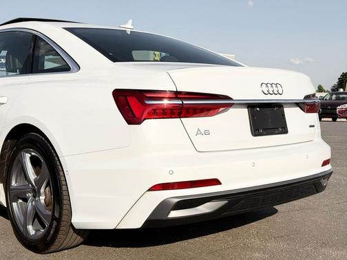 Glacier White Metallic 2024 Audi A6 55 Premium Plus