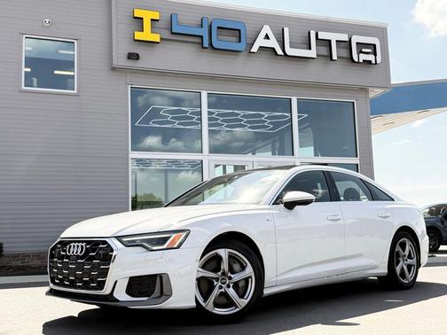 Glacier White Metallic 2024 Audi A6 55 Premium Plus