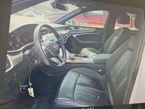 Glacier White Metallic 2024 Audi A6 55 Premium Plus