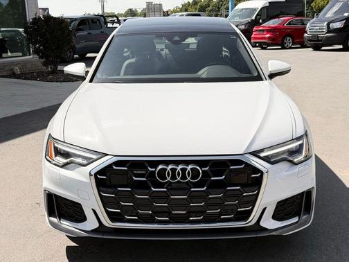 Glacier White Metallic 2024 Audi A6 55 Premium Plus