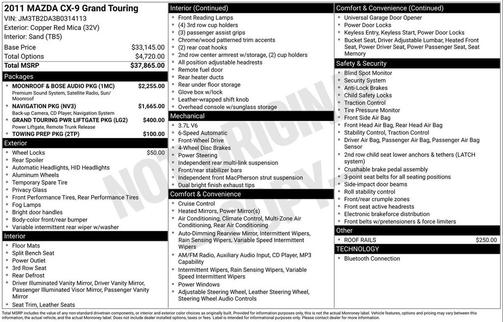 2011 Mazda CX-9 Grand Touring