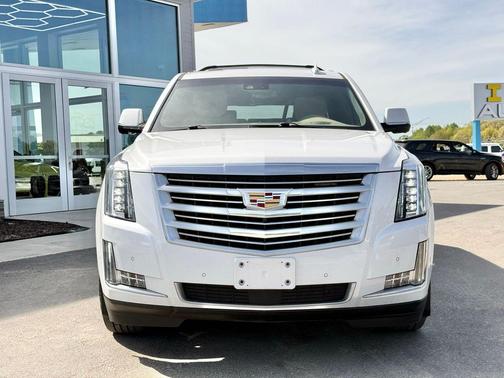 Crystal White Tricoat 2019 Cadillac Escalade ESV Platinum