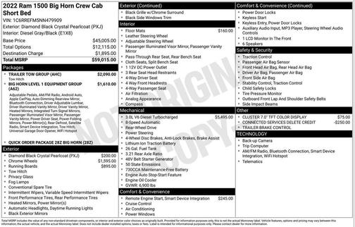 2022 RAM 1500 Big Horn/Lone Star