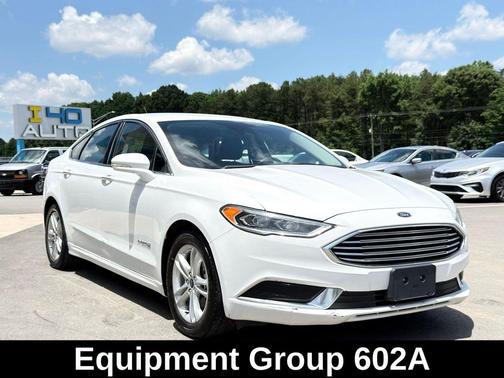 Oxford White 2018 Ford Fusion Hybrid SE