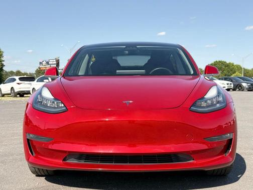 Red Multi-Coat 2018 Tesla Model 3 Long Range