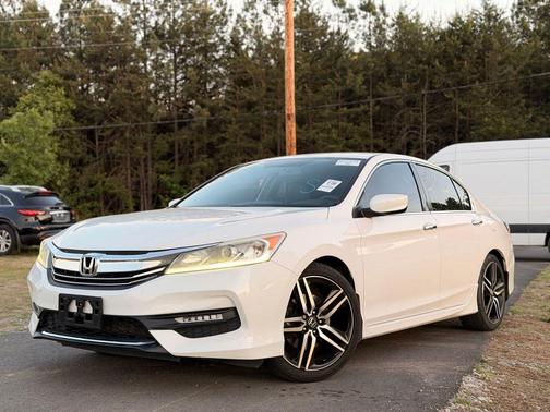 White Orchid Pearl 2017 Honda Accord Sport
