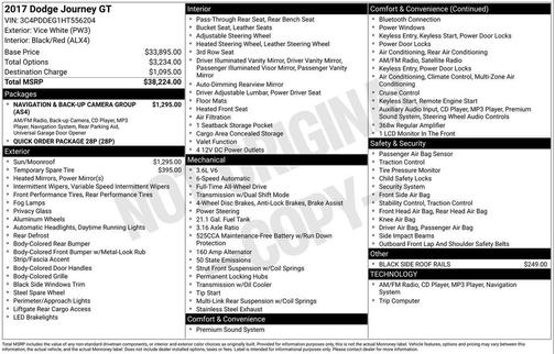 2017 Dodge Journey GT