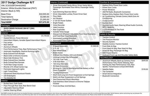 2017 Dodge Challenger R/T