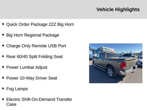 2015 RAM 1500 Big Horn