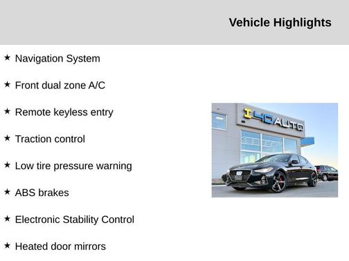 2019 Genesis G70 3.3T Advanced