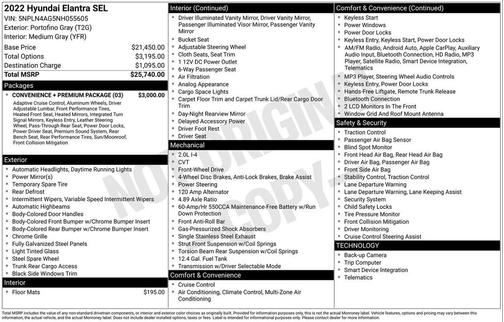 2022 Hyundai ELANTRA SEL