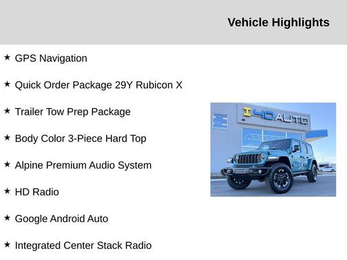 2024 Jeep Wrangler 4xe Rubicon X
