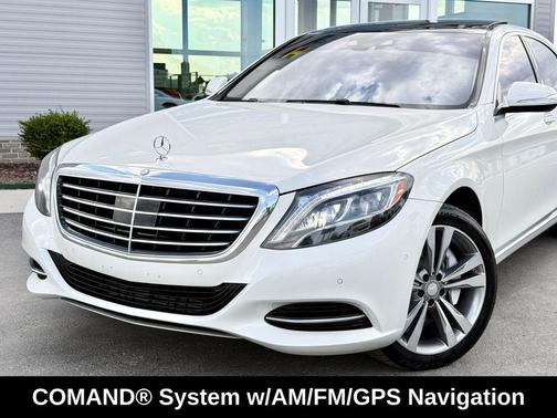 White 2015 Mercedes-Benz S-Class 4MATIC