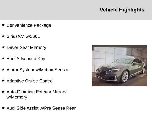 2023 Audi A5 Sportback Premium