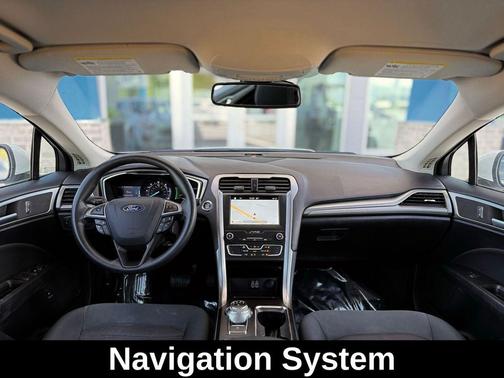 Oxford White 2019 Ford Fusion Hybrid SE