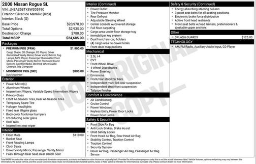 2008 Nissan Rogue SL