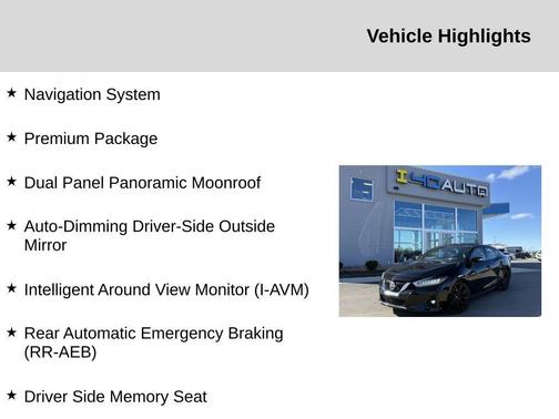 2019 Nissan Maxima 3.5 SR