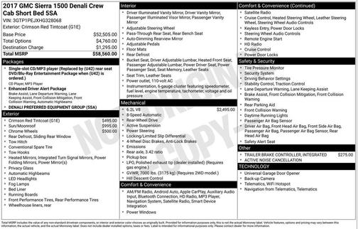 2017 GMC Sierra 1500 Denali