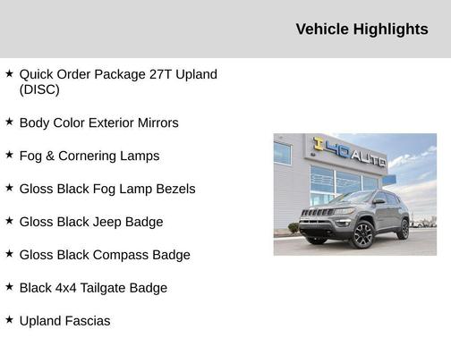 2019 Jeep Compass Upland Edition 4x4