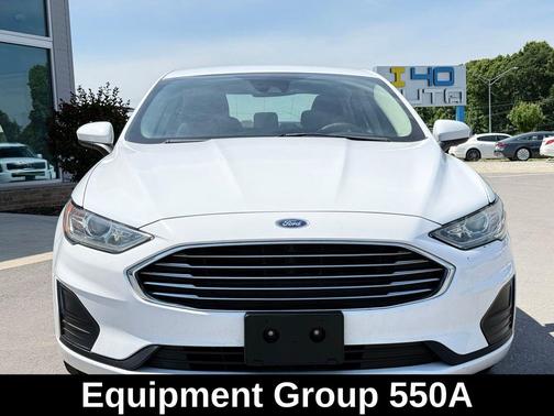 Oxford White 2019 Ford Fusion Hybrid SE