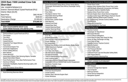 2023 RAM 1500 Limited