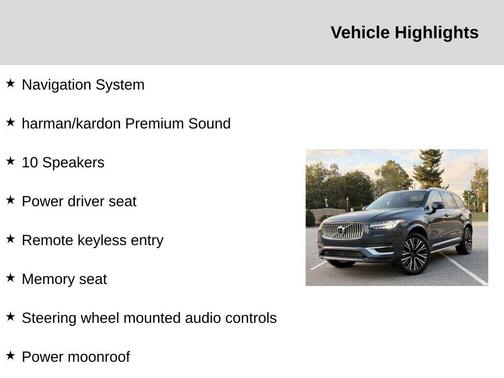 2023 Volvo XC90 Recharge Plug-In Hybrid T8 Plus 6-Seater