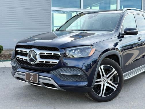 Blue 2021 Mercedes-Benz GLS 450 4MATIC