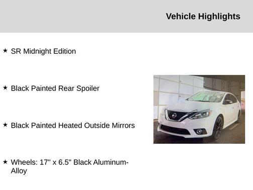 2017 Nissan Sentra SR