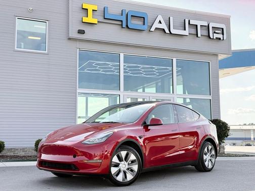 Red Multi-Coat 2023 Tesla Model Y Long Range Dual Motor All-Wheel Drive