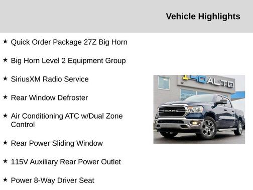 2021 RAM 1500 Big Horn/Lone Star