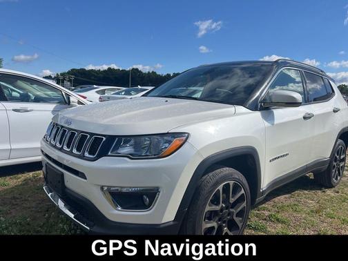 Pearl White Tri-Coat 2018 Jeep Compass Limited