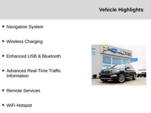 2018 BMW X3 xDrive30i