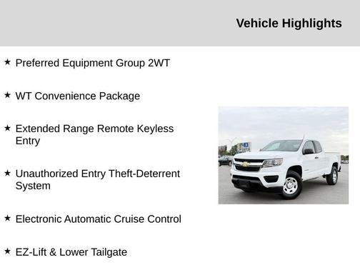 Summit White 2017 Chevrolet Colorado WT