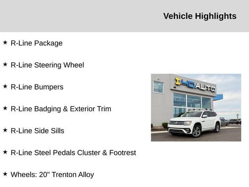 2018 Volkswagen Atlas 3.6L SEL