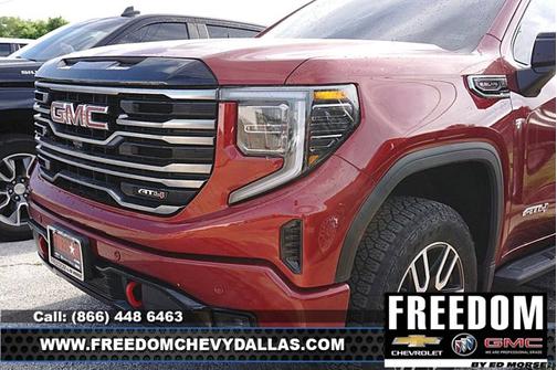 Volcanic Red Tintcoat 2025 GMC Sierra 1500 AT4