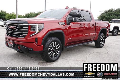 Volcanic Red Tintcoat 2025 GMC Sierra 1500 AT4
