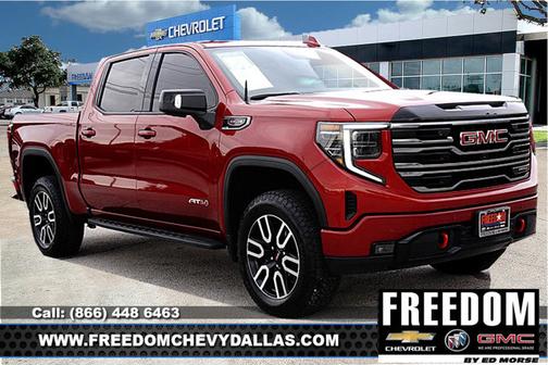 Volcanic Red Tintcoat 2025 GMC Sierra 1500 AT4