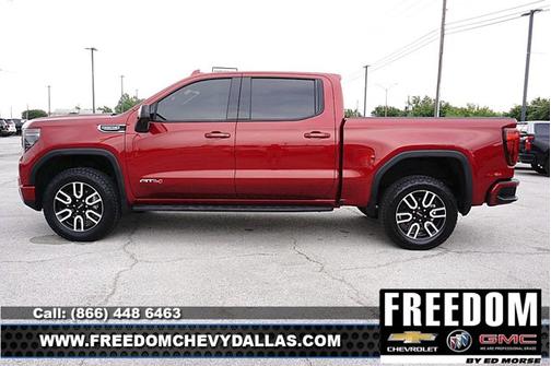 Volcanic Red Tintcoat 2025 GMC Sierra 1500 AT4