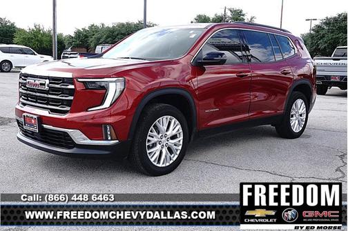Volcanic Red Tintcoat 2024 GMC Acadia FWD Elevation