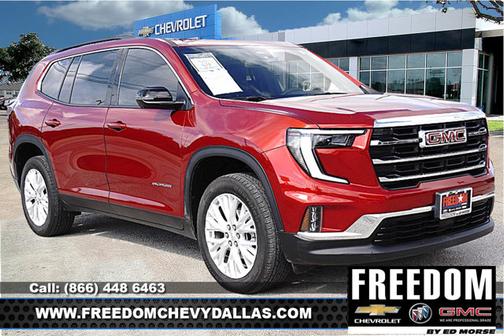 Volcanic Red Tintcoat 2024 GMC Acadia FWD Elevation