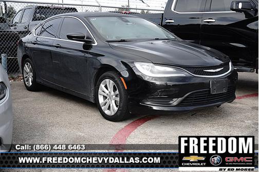 Black Clearcoat 2016 Chrysler 200 Touring