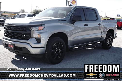 Sterling Gray Metallic 2026 Chevrolet Silverado 1500 Custom