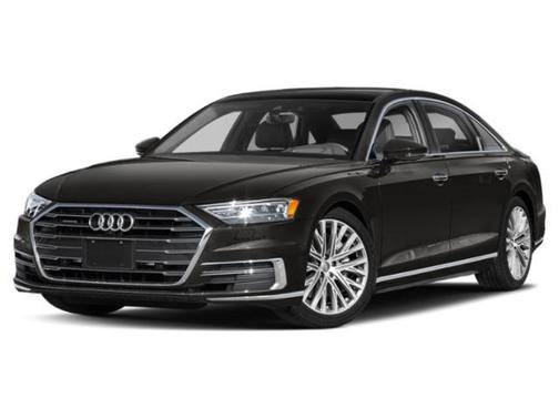 Glacier White 2019 Audi A8 L 55