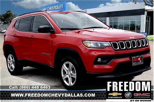 Red 2024 Jeep Compass Latitude