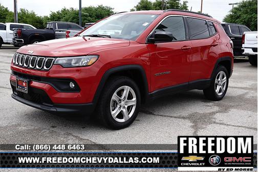 Red 2024 Jeep Compass Latitude