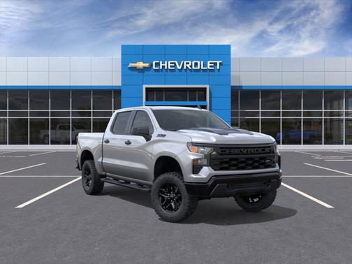 Sterling Gray Metallic 2026 Chevrolet Silverado 1500 Custom Trail Boss