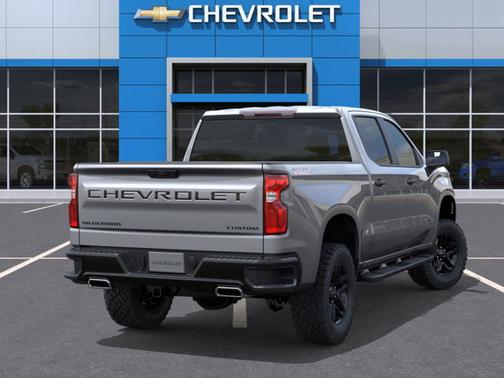 Sterling Gray Metallic 2026 Chevrolet Silverado 1500 Custom Trail Boss