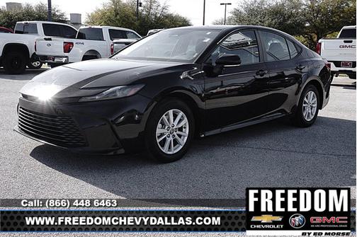 Midnight Black Metallic 2025 Toyota Camry LE