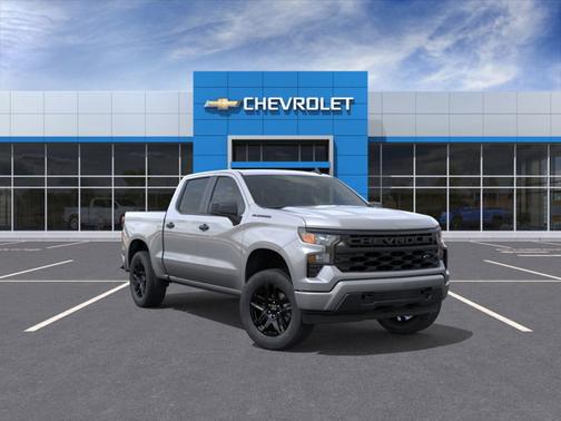 Sterling Gray Metallic 2026 Chevrolet Silverado 1500 Custom
